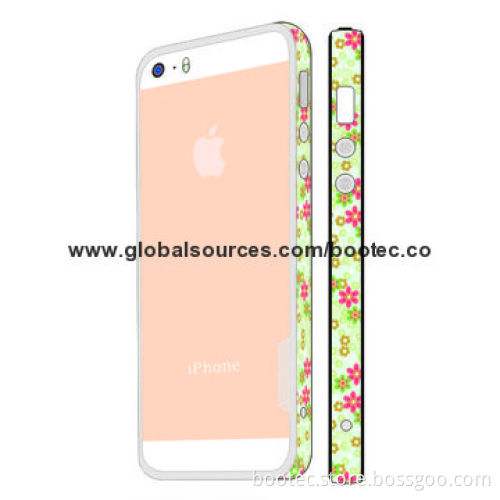 Soft Transparent TPU Bumpers for iPhone 5S, Any Colorful Patterns